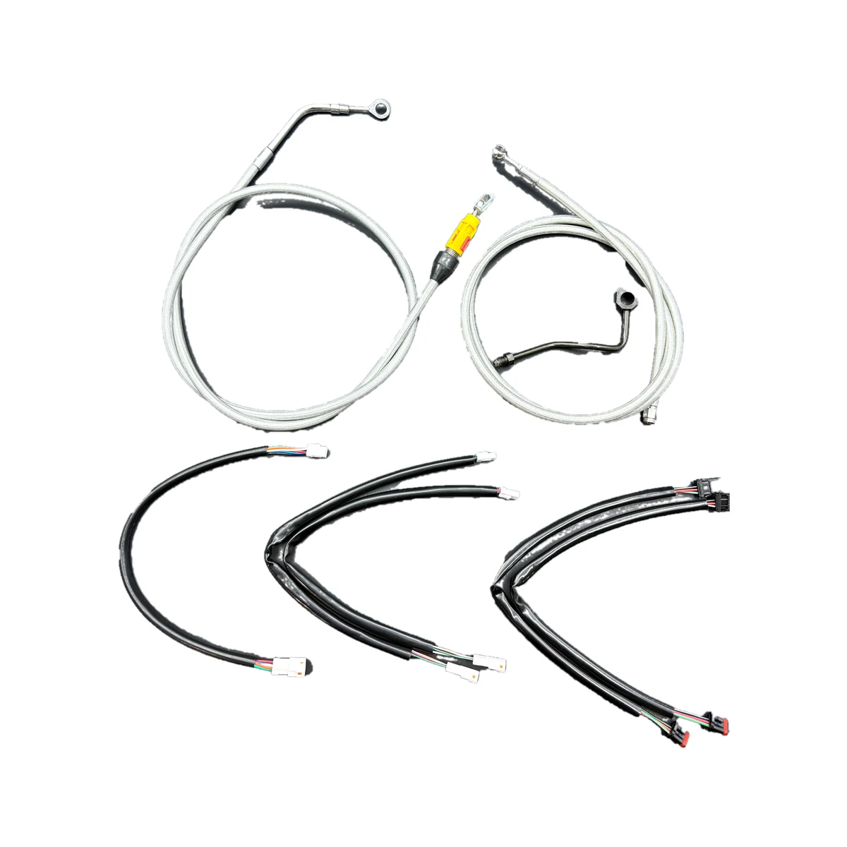 Complete multi-line motorcycle control kit