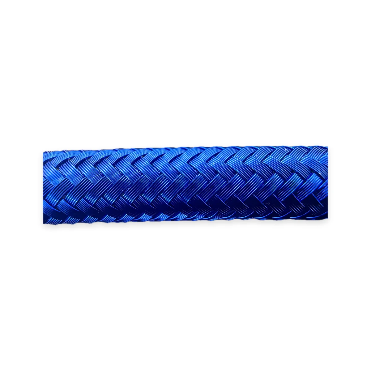 Blue braided line finish